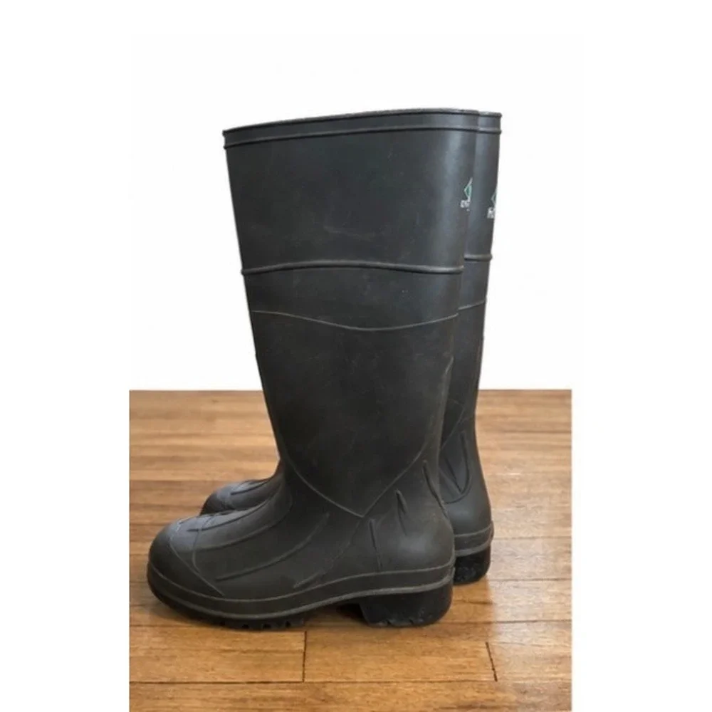 Northerner Rubber Boots Mens 5 Black Rain Waterproof Work Mud Hunting USA